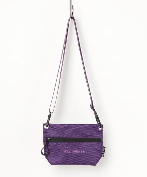 CONVERSE（コンバース）の「CONVERSE　RIPSTOP ハトメMINI SHOLDER BAG（ショルダーバッグ・レディース・ブラック/グレー/パープル/オレンジ・FREE）」の9枚目の写真