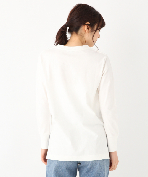 GLOBAL WORK(グローバルワーク)の「ベーシックロング長袖T/825973(Tシャツ/カットソー・レディース・ライトグレー/ホワイト/ブラック・LARGE/MEDIUM)」の6枚目の写真