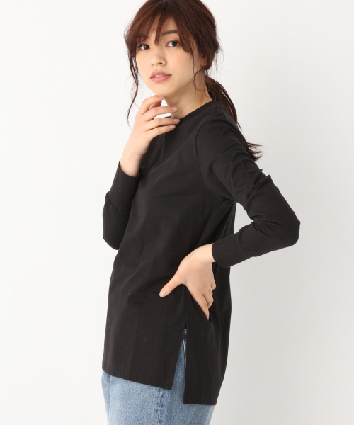 GLOBAL WORK(グローバルワーク)の「ベーシックロング長袖T/825973(Tシャツ/カットソー・レディース・ライトグレー/ホワイト/ブラック・LARGE/MEDIUM)」の21枚目の写真