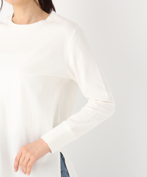 GLOBAL WORK(グローバルワーク)の「ベーシックロング長袖T/825973(Tシャツ/カットソー・レディース・ライトグレー/ホワイト/ブラック・LARGE/MEDIUM)」の17枚目の写真