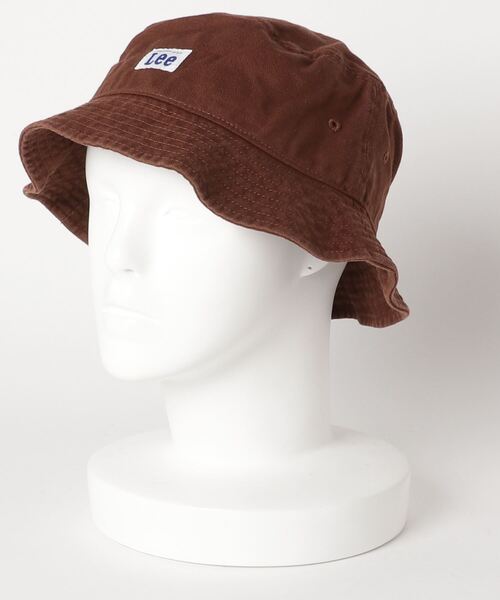 Lee（リー）の「Lee/リー　バケットハット　コットンツイル（ハット・メンズ・ホワイト/ブラック/ベージュ/ネイビー/ブラウン/グリーン系カモフラージュ/ダークオレンジ/ピンク系その他/ライトグレー・57cm/58.5cm/58cm）」の5枚目の写真