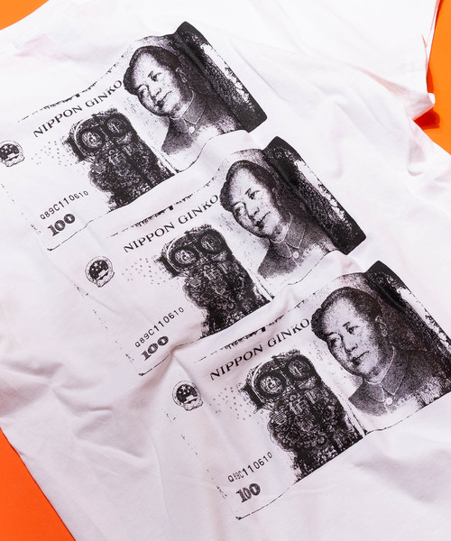 DELUSION LAND(デリュージョンランド)の「DELUSION LAND/MONEY TEE(Tシャツ/カットソー・メンズ・ホワイト/ブラック・FREE)」の16枚目の写真