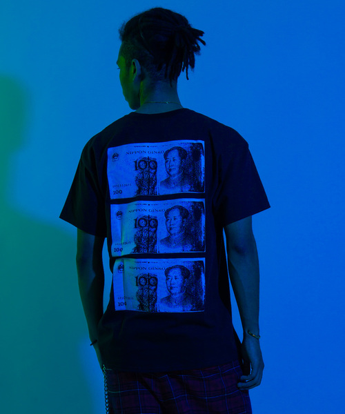 DELUSION LAND(デリュージョンランド)の「DELUSION LAND/MONEY TEE(Tシャツ/カットソー・メンズ・ホワイト/ブラック・FREE)」の5枚目の写真