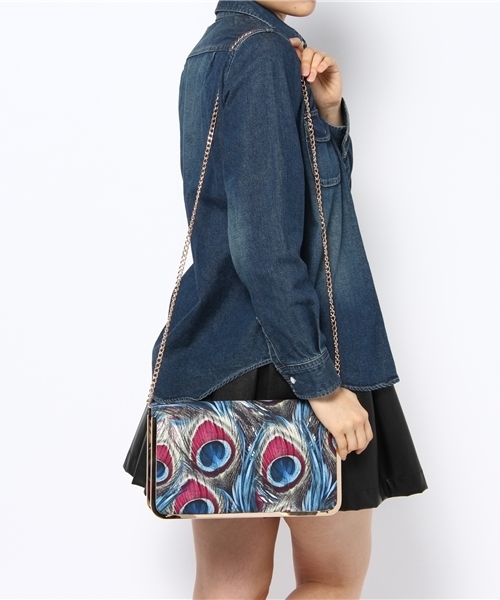 ROSE BUD（ローズバッド）の「【雑誌掲載】(LL ACCESSORIES) B1221B CLUTCH BAG[結婚式＆パーティーにもオススメ]（クラッチバッグ・レディース・その他1/その他2・ONE SIZE）」の3枚目の写真