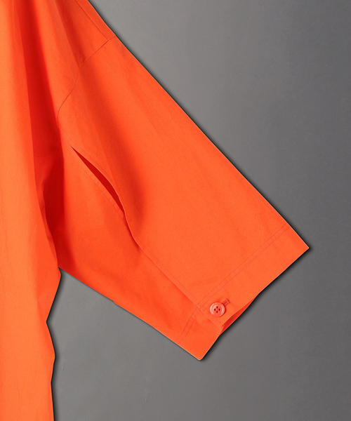 6(ロク)の「<6(ROKU)>SLIT DRESS/ワンピース(ワンピース・レディース・ベージュ/オレンジ・38/36)」の6枚目の写真