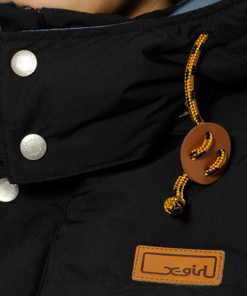 X-girl（エックスガール）の「STAR REVERSIBLE PUFF VEST（ダウン