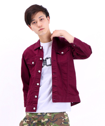 WEGO | WEGO/カラー7分袖Gジャン(デニムジャケット)