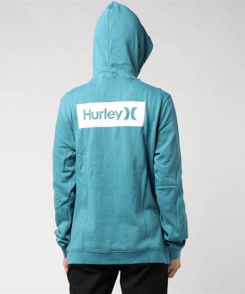 Hurley (ハーレー)の「M OAO BOXED FLASHBACK PO / ハーレー メンズ プルオーバー パーカー ボックスロゴ 裏起毛フリース(パーカー・メンズ・ブラック/グリーン系その他/ヘザーグレー/ワインレッド・SMALL/MEDIUM/LARGE)」の9枚目の写真