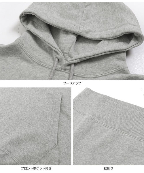 Champion（チャンピオン）の「[Champion]チャンピオン　フード付スウェットパーカー（スウェット・レディース・ホワイト/グレー/ブラック/ネイビー/オリーブ/グレー系その他/チャコール/ベージュ/オレンジ/レンガ/モスグリーン・L/M）」の18枚目の写真