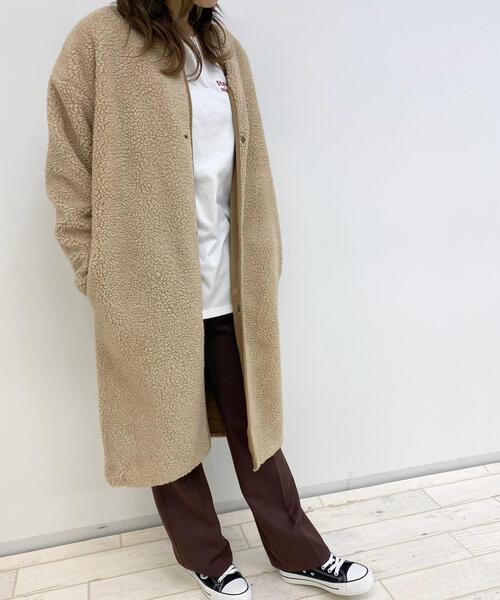 ロングボアブルゾン