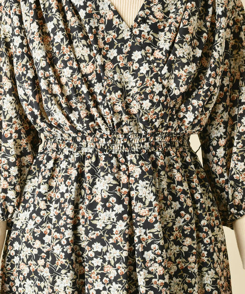 natural couture（ナチュラルクチュール）の「サテンカシュクールギャザーワンピース（ワンピース・レディース・ブラウン/イエロー/ボルドー/その他1/その他2/ピンクベージュ・FREE）」の12枚目の写真