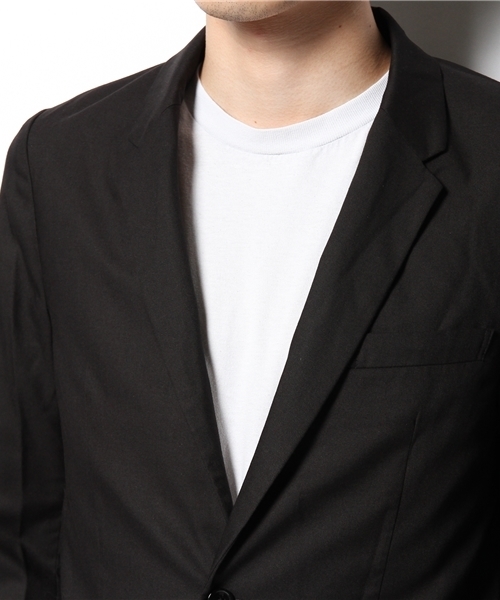 WEGO（ウィゴー）の「WEGO/ノッチドテーラードジャケット（テーラードジャケット・メンズ・ブラック/ネイビー/ダークグレー/ブルー/グリーン・LARGE/MEDIUM）」の12枚目の写真