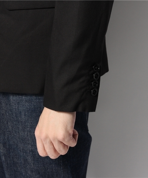 WEGO（ウィゴー）の「WEGO/ノッチドテーラードジャケット（テーラードジャケット・メンズ・ブラック/ネイビー/ダークグレー/ブルー/グリーン・LARGE/MEDIUM）」の13枚目の写真