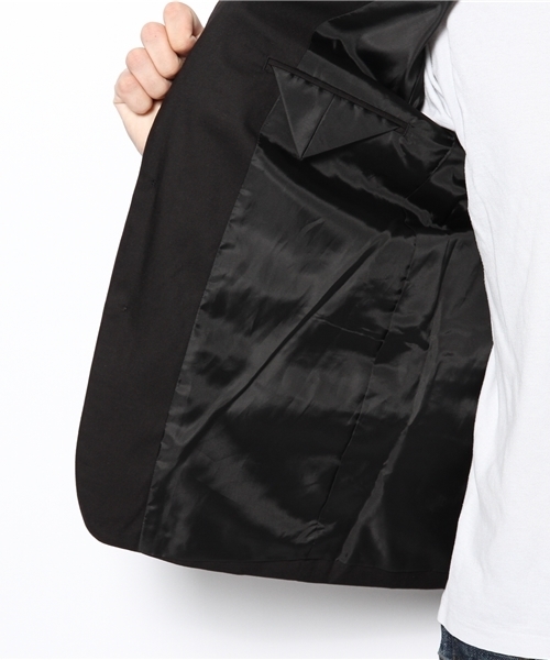 WEGO（ウィゴー）の「WEGO/ノッチドテーラードジャケット（テーラードジャケット・メンズ・ブラック/ネイビー/ダークグレー/ブルー/グリーン・LARGE/MEDIUM）」の16枚目の写真