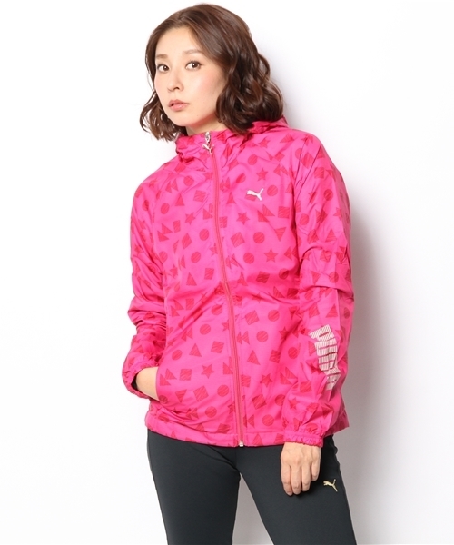 PUMA（プーマ）の「裏トリコット ウーブンジャケット (WOMEN