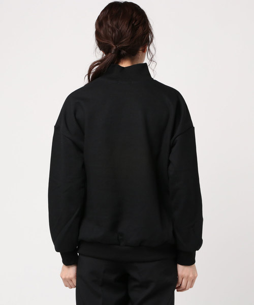 DING（ディング）の「DING/LIMITLESSハーフジッププルオーバー（スウェット・レディース・ホワイト/ブラック・FREE）」の8枚目の写真