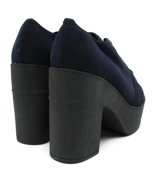 mystic（ミスティック）の「厚底紐パンプス（パンプス・レディース・ネイビー/グレー/ブラック・37/38/36）」の7枚目の写真