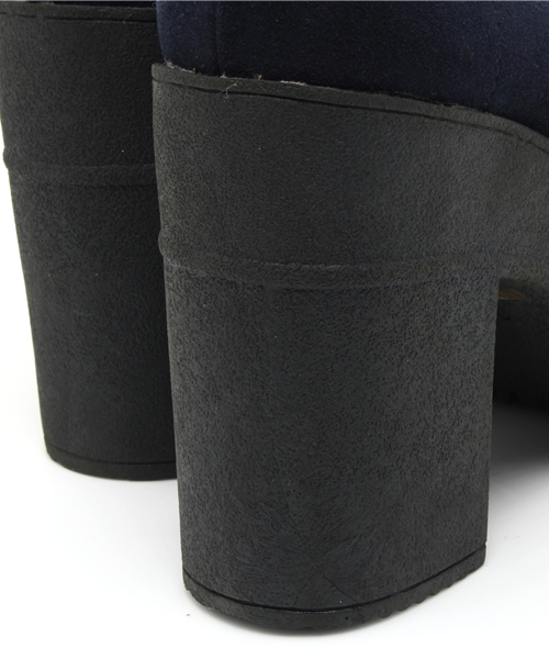 mystic（ミスティック）の「厚底紐パンプス（パンプス・レディース・ネイビー/グレー/ブラック・37/38/36）」の10枚目の写真