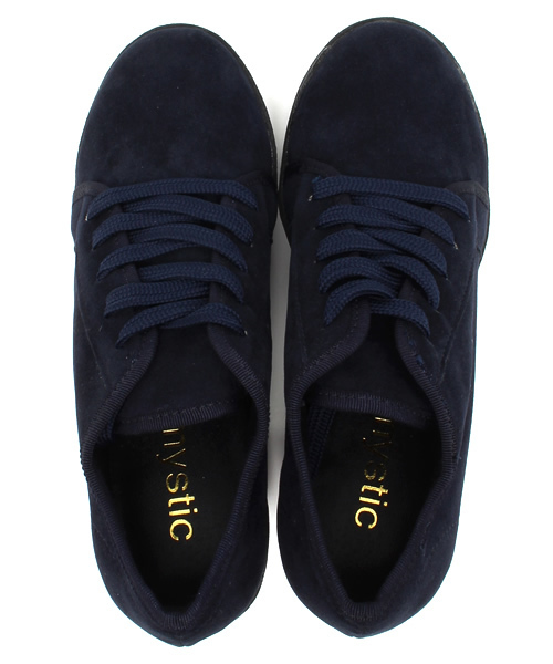 mystic（ミスティック）の「厚底紐パンプス（パンプス・レディース・ネイビー/グレー/ブラック・37/38/36）」の5枚目の写真