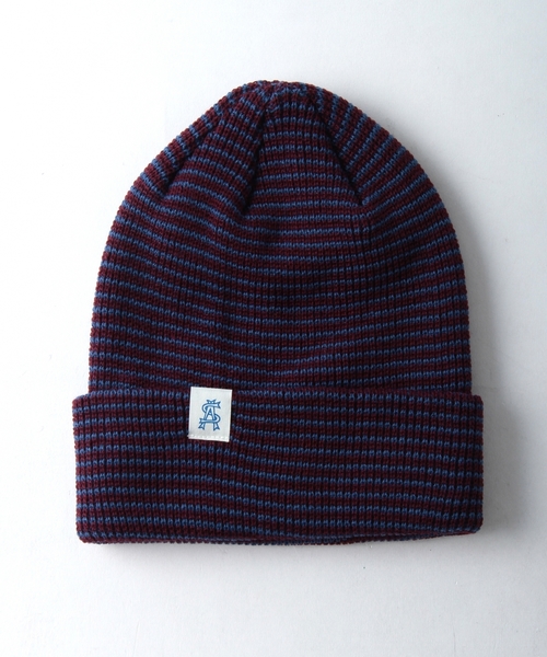 BEAUTY&YOUTH UNITED ARROWS（ビューティーアンドユースユナイテッドアローズ）の「＜steven alan＞ Souvenir Beanie/ﾆｯﾄｷｬｯﾌﾟ ◆（ニットキャップ/ビーニー・メンズ・ホワイト/ブラック/レッド/オリーブ/ロイヤルブルー/ネイビー/パープル・フリー）」の6枚目の写真