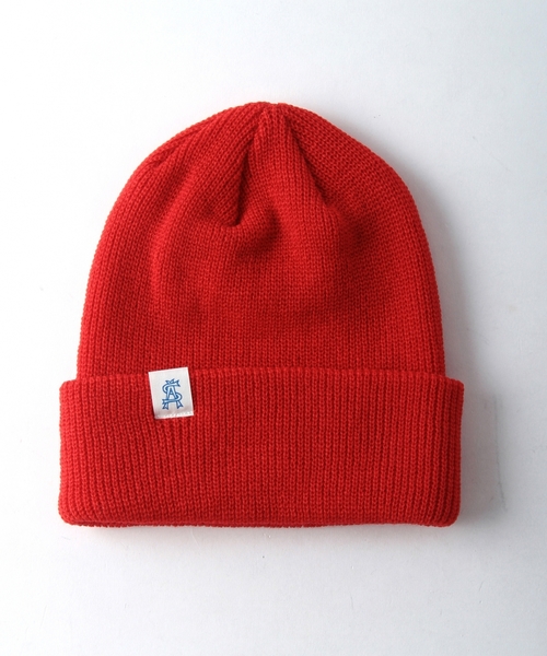 BEAUTY&YOUTH UNITED ARROWS（ビューティーアンドユースユナイテッドアローズ）の「＜steven alan＞ Souvenir Beanie/ﾆｯﾄｷｬｯﾌﾟ ◆（ニットキャップ/ビーニー・メンズ・ホワイト/ブラック/レッド/オリーブ/ロイヤルブルー/ネイビー/パープル・フリー）」の7枚目の写真