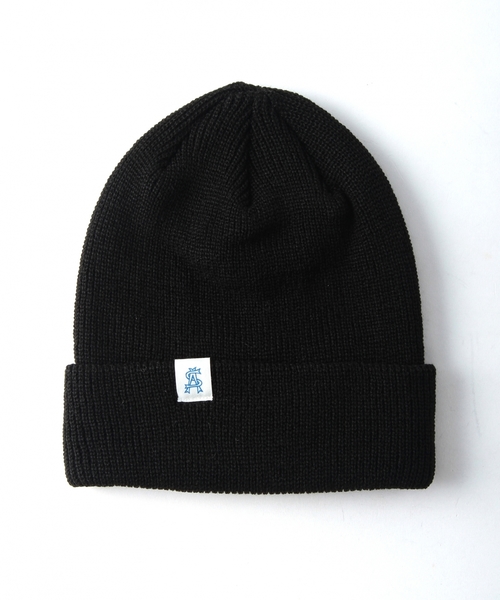 BEAUTY&YOUTH UNITED ARROWS（ビューティーアンドユースユナイテッドアローズ）の「＜steven alan＞ Souvenir Beanie/ﾆｯﾄｷｬｯﾌﾟ ◆（ニットキャップ/ビーニー・メンズ・ホワイト/ブラック/レッド/オリーブ/ロイヤルブルー/ネイビー/パープル・フリー）」の2枚目の写真