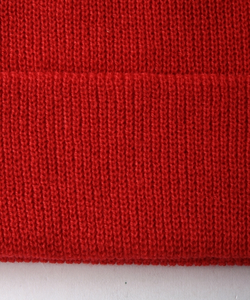 BEAUTY&YOUTH UNITED ARROWS（ビューティーアンドユースユナイテッドアローズ）の「＜steven alan＞ Souvenir Beanie/ﾆｯﾄｷｬｯﾌﾟ ◆（ニットキャップ/ビーニー・メンズ・ホワイト/ブラック/レッド/オリーブ/ロイヤルブルー/ネイビー/パープル・フリー）」の11枚目の写真