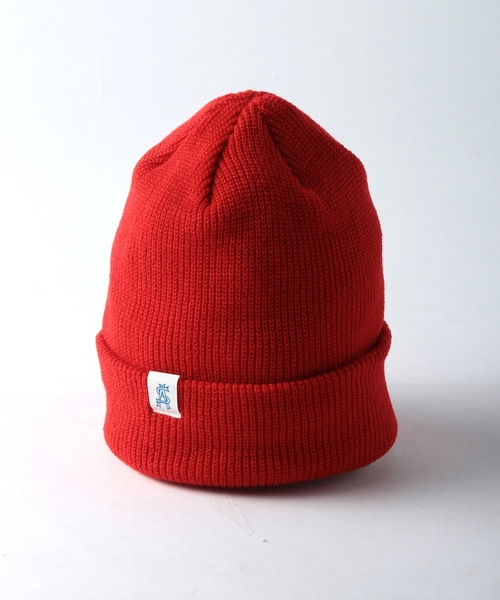 BEAUTY&YOUTH UNITED ARROWS（ビューティーアンドユースユナイテッドアローズ）の「＜steven alan＞ Souvenir Beanie/ﾆｯﾄｷｬｯﾌﾟ ◆（ニットキャップ/ビーニー・メンズ・ホワイト/ブラック/レッド/オリーブ/ロイヤルブルー/ネイビー/パープル・フリー）」の8枚目の写真