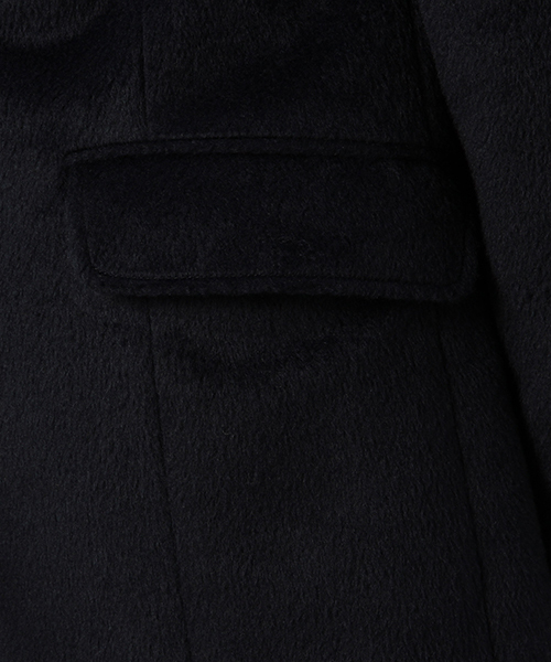 coen（コーエン）の「シャギーチェスターコート（チェスターコート・レディース・ベージュ/ネイビー・LARGE/MEDIUM）」の8枚目の写真