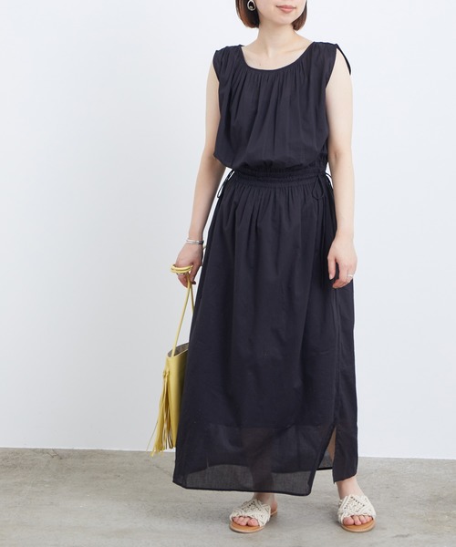 ADAM ET ROPE'（アダムエロペ）の「【WEB限定】インド綿ギャザー