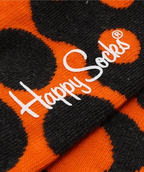 And A(アンドエー)の「devided dot sox (HappySocks )(ソックス/靴下・レディース・ブラック/オレンジ・FREE)」の5枚目の写真