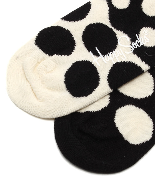 And A(アンドエー)の「devided dot sox (HappySocks )(ソックス/靴下・レディース・ブラック/オレンジ・FREE)」の6枚目の写真