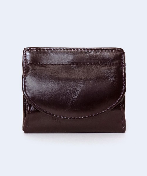 florist（フローリスト）の「本革ラウンドフラップのぷっくり大容量ミニウォレット（財布・レディース・オレンジ/レッド/パープル/イエロー/グリーン/ターコイズブルー/キャメル/シルバー/ネイビー/ブラック・FREE）」の6枚目の写真