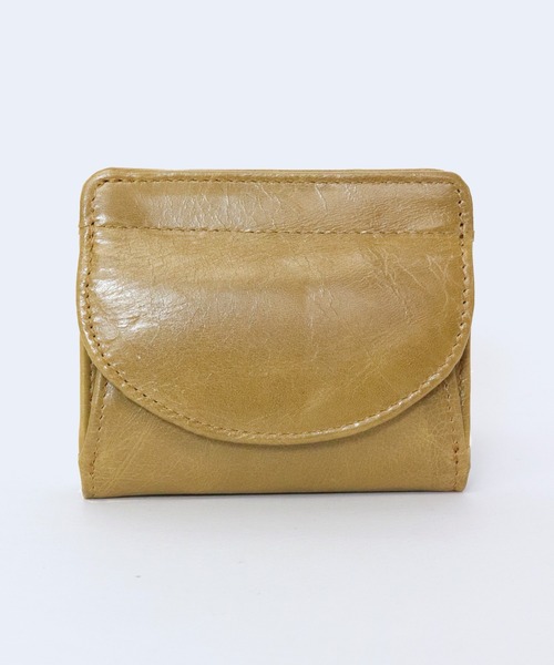 florist（フローリスト）の「本革ラウンドフラップのぷっくり大容量ミニウォレット（財布・レディース・オレンジ/レッド/パープル/イエロー/グリーン/ターコイズブルー/キャメル/シルバー/ネイビー/ブラック・FREE）」の8枚目の写真