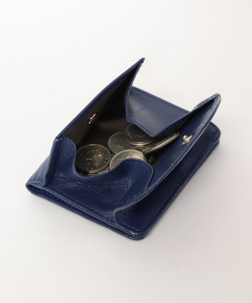 florist（フローリスト）の「本革ラウンドフラップのぷっくり大容量ミニウォレット（財布・レディース・オレンジ/レッド/パープル/イエロー/グリーン/ターコイズブルー/キャメル/シルバー/ネイビー/ブラック・FREE）」の11枚目の写真