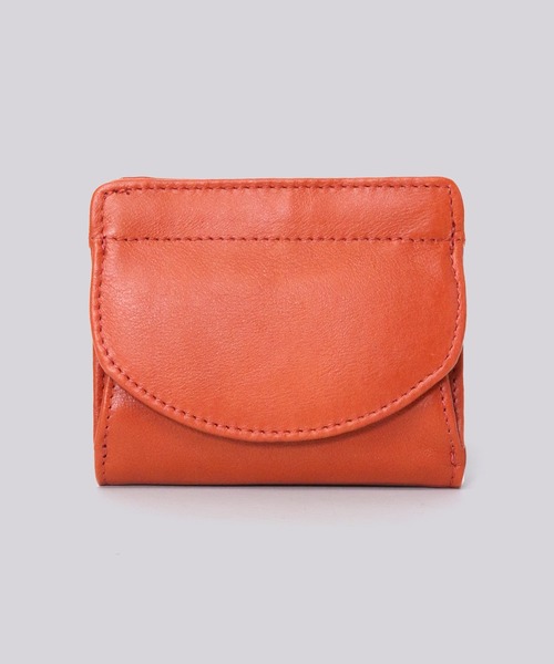 florist（フローリスト）の「本革ラウンドフラップのぷっくり大容量ミニウォレット（財布・レディース・オレンジ/レッド/パープル/イエロー/グリーン/ターコイズブルー/キャメル/シルバー/ネイビー/ブラック・FREE）」の16枚目の写真