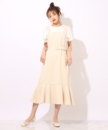 one after another NICE CLAUP | デニムジャンパースカート(ジャンパースカート)