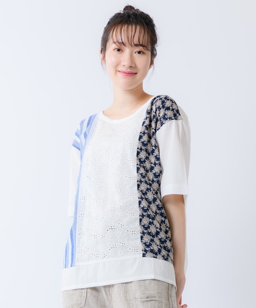 shop DADA(ショップダダ)の「MIX柄トップス(0S13-2612336)(シャツ/ブラウス)」 - WEAR