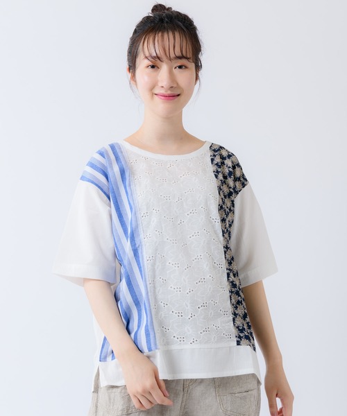 shop DADA(ショップダダ)の「MIX柄トップス(0S13-2612336)(シャツ/ブラウス)」 - WEAR