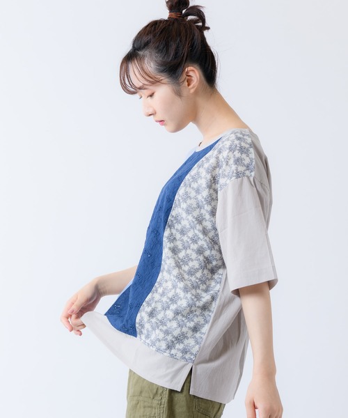 shop DADA(ショップダダ)の「MIX柄トップス(0S13-2612336)(シャツ/ブラウス)」 - WEAR