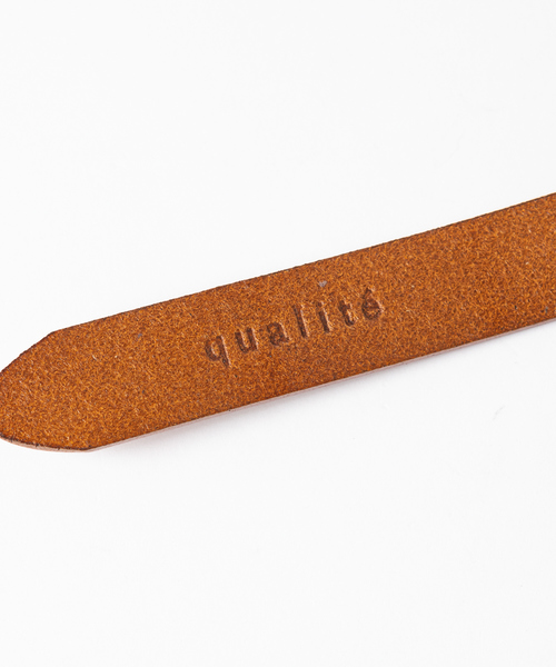 qualite(カリテ)の「ロープレザーベルト(ベルト・レディース・ブラウン/ダークブラウン・フリー)」の9枚目の写真