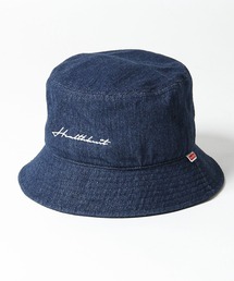 【HealthKnit / ヘルスニット】 ロゴ 筆記体 刺繍 バケットハット / バケハ