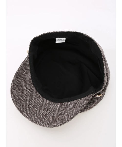 LIPSERVICE（リップサービス）の「ポイントパールキャスケット（キャスケット・レディース・ブラウン/ブラック・FREE）」の6枚目の写真