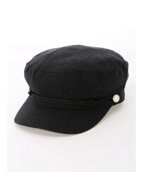 LIPSERVICE（リップサービス）の「ポイントパールキャスケット（キャスケット・レディース・ブラウン/ブラック・FREE）」の11枚目の写真