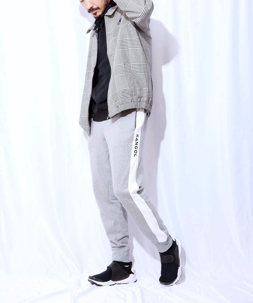 KANGOL(カンゴール)の「【KANGOL/カンゴール】裏毛ラインパンツ スェットパンツ サイドライン(スウェットパンツ・メンズ・ブラック/グレー・MEDIUM/LARGE/X-LARGE)」の21枚目の写真