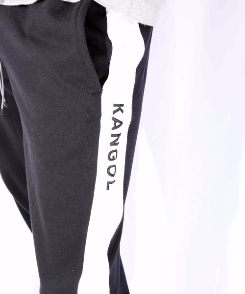 KANGOL(カンゴール)の「【KANGOL/カンゴール】裏毛ラインパンツ スェットパンツ サイドライン(スウェットパンツ・メンズ・ブラック/グレー・MEDIUM/LARGE/X-LARGE)」の8枚目の写真
