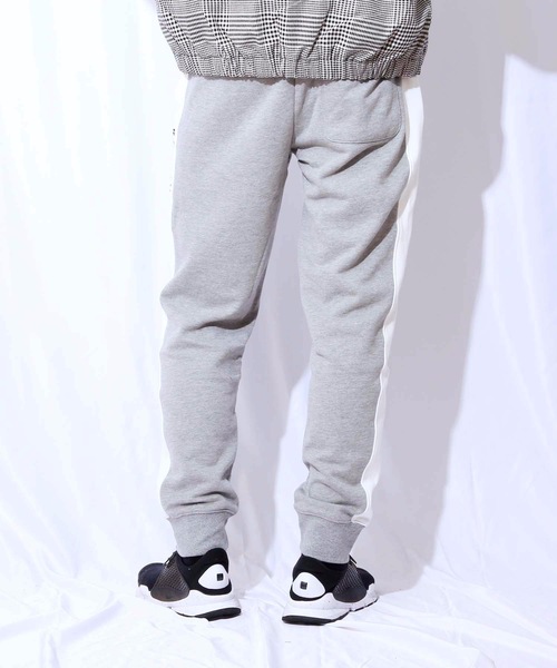 KANGOL(カンゴール)の「【KANGOL/カンゴール】裏毛ラインパンツ スェットパンツ サイドライン(スウェットパンツ・メンズ・ブラック/グレー・MEDIUM/LARGE/X-LARGE)」の6枚目の写真
