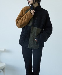 tone（トーン）の「【TONE MEN'S】ボアハイネックブルゾン(BL)（ブルゾン）」