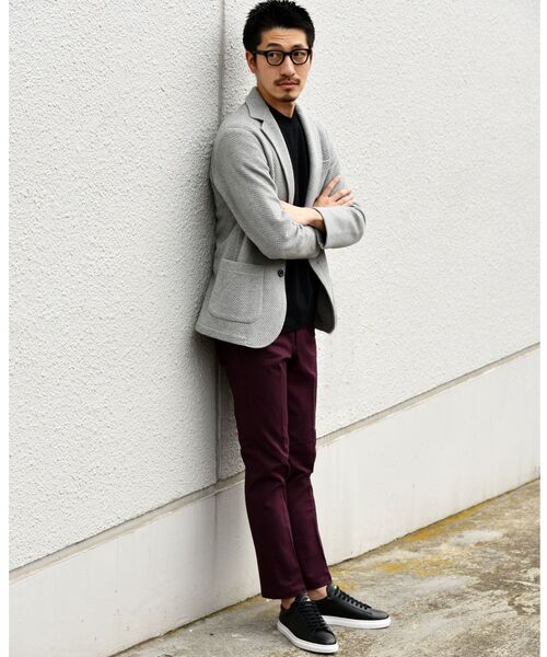 SHIPS（シップス）の「【WEB限定】SHIPS: 抗菌・防臭加工 / TEXBRID（R) テレワーク ビズ ジャージー ジャケット（テーラードジャケット・メンズ・ネイビー/グレー/ロイヤルブルー・S/M/L/XL/XXL）」の6枚目の写真