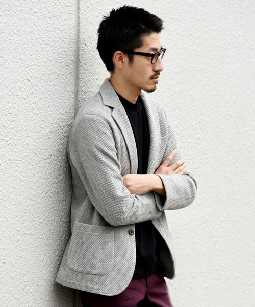 SHIPS（シップス）の「【WEB限定】SHIPS: 抗菌・防臭加工 / TEXBRID（R) テレワーク ビズ ジャージー ジャケット（テーラードジャケット・メンズ・ネイビー/グレー/ロイヤルブルー・S/M/L/XL/XXL）」の7枚目の写真